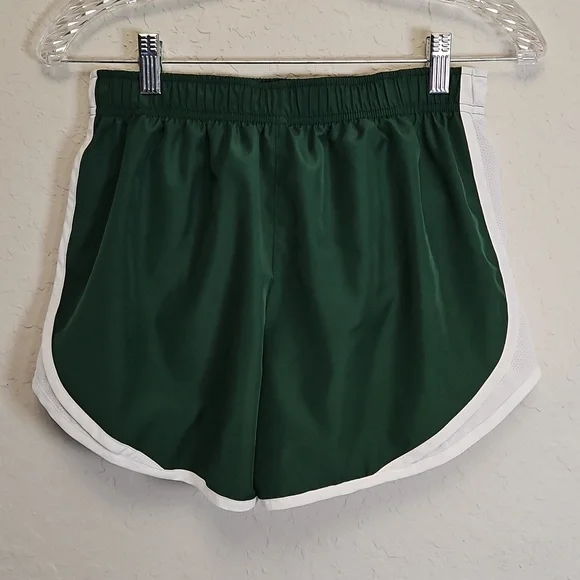 Nike Tempo Dri-Fit Lined Mid Rise Running Shorts, Green/White, Size Small - Picture 3 of 10